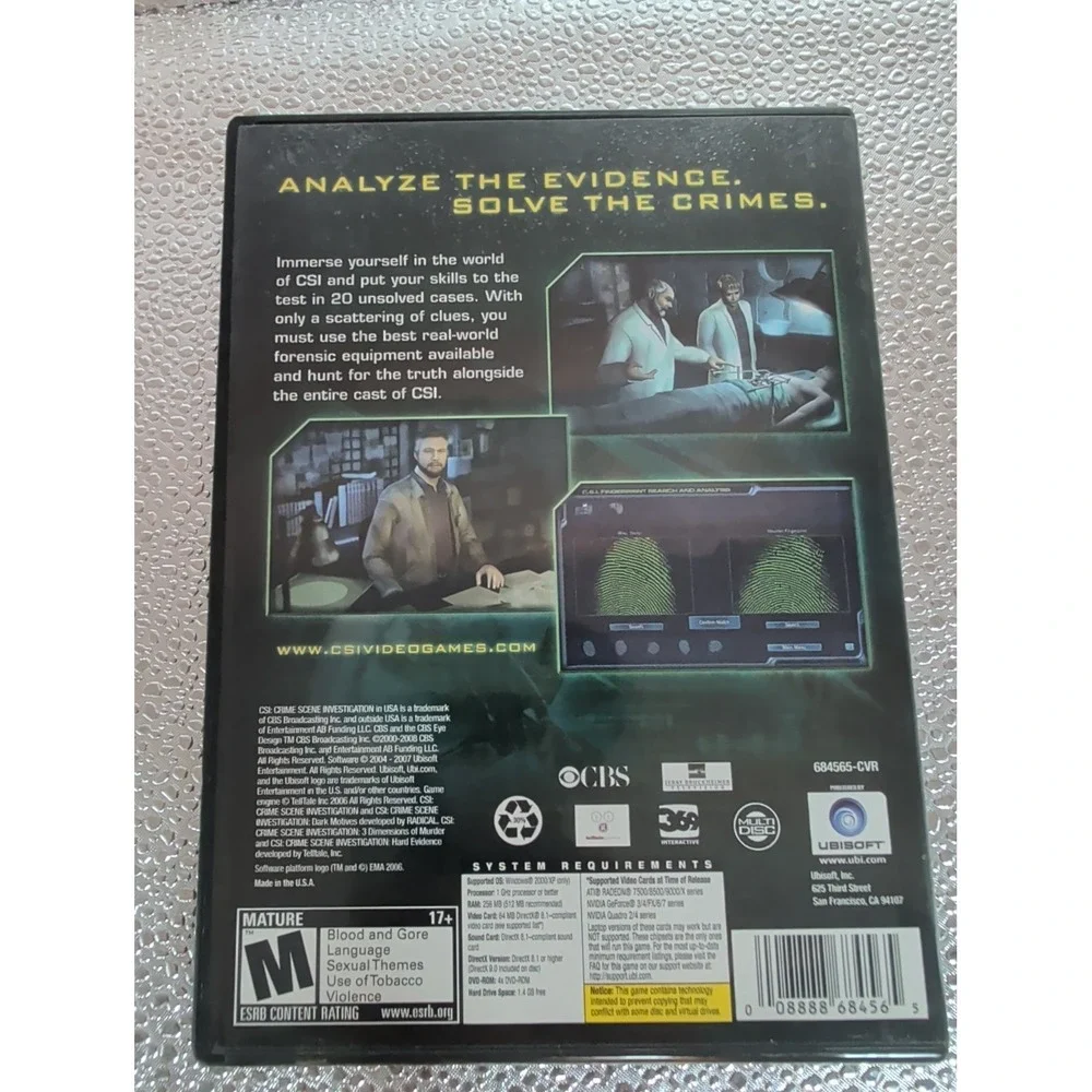 CSI: Crime Scene Investigation - Super Pack (PC, 2008) Preowned - Picture 5 of 15
